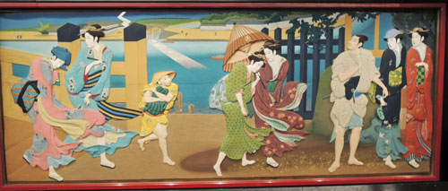 目黒雅叙園の回廊の壁画(2)