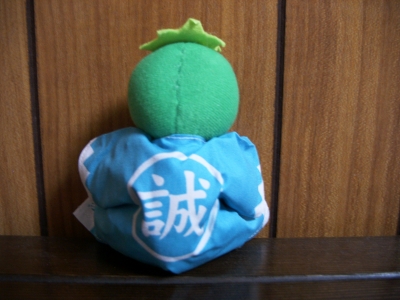 カッパ君後ろ姿