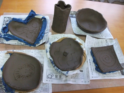 More pottery I made