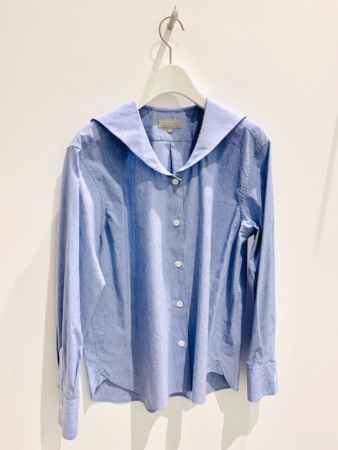 最新入荷 Margaret Howell マーガレットハウエル セーラーカラーシャツ ...