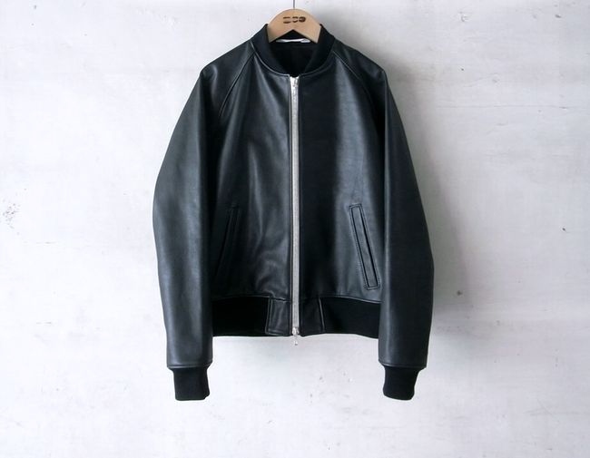 LEATHER SINGLE ZIP BLOUSON | welles journal