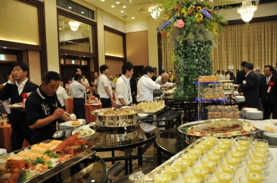 水戸プラザホテルの豪華な料理