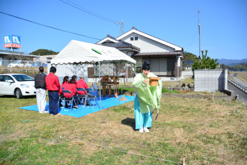 地鎮祭の様子1