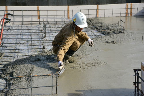 基礎土間コンクリート打設