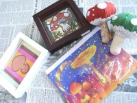 あきいろキノコ展 虹色雑貨堂ikue.1