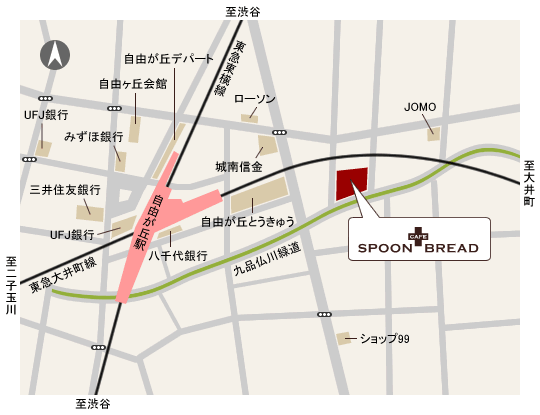スプーンブレッドMAP