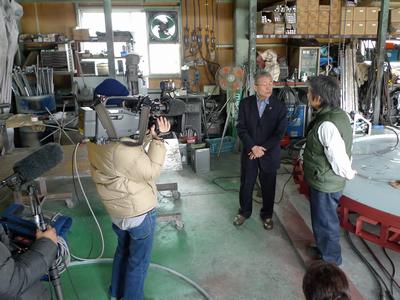 NHK取材 職人さんインタビュー
