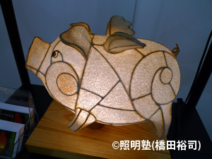 ブタ和紙造形