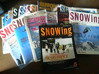 snowing