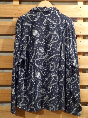 本日の古着 Vintage LA ROCKA ! Musical Instrument Shirt 本日の古着 Vintage LA ROCKA ! Musical Instrument Shirt