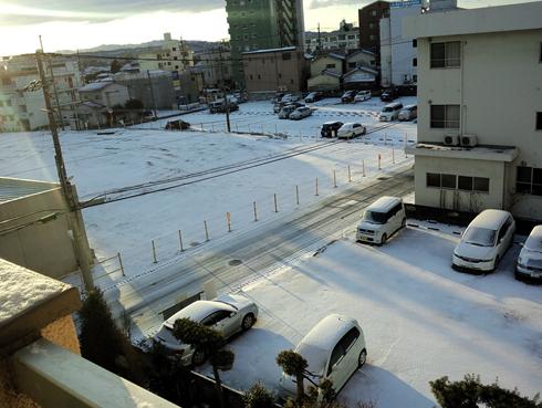雪が!!!