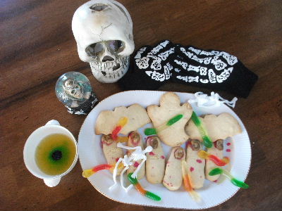 ハローウィーン用の指クッキー
