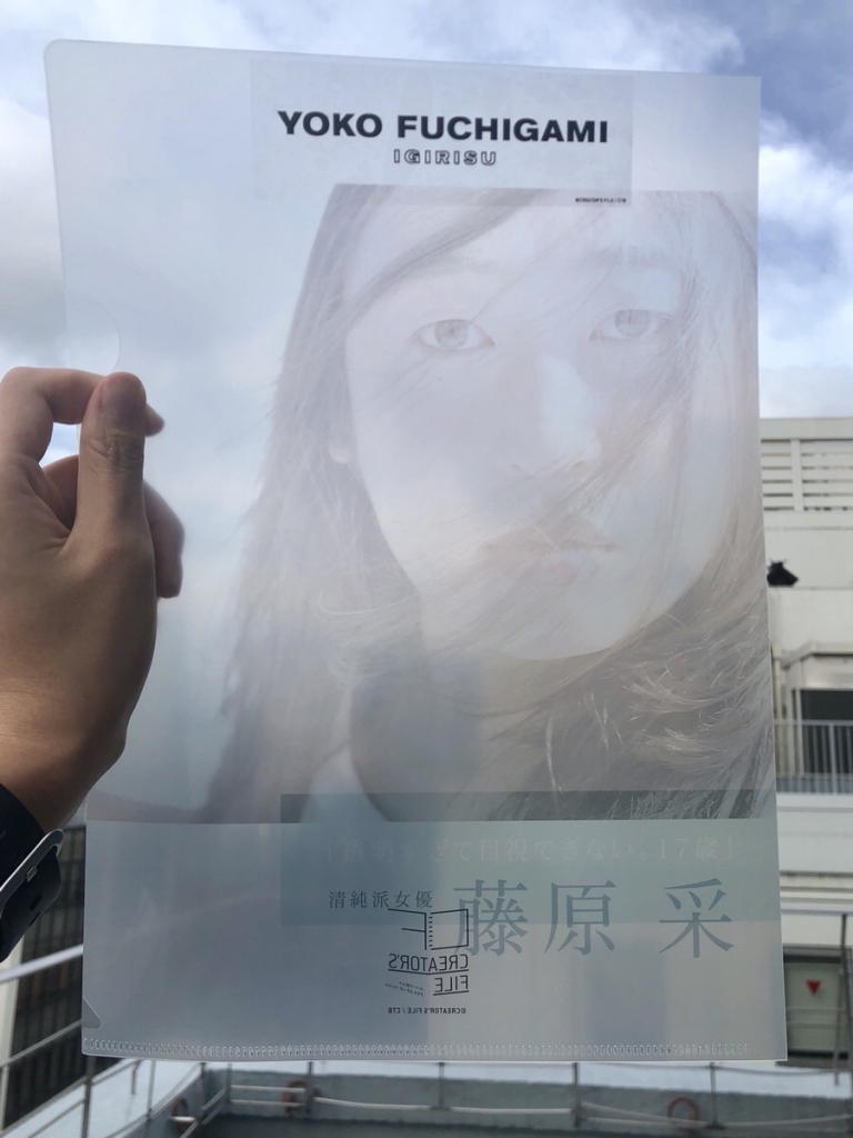 タレントグッズ クリエイターズファイル 藤原采 シール