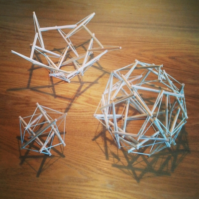 テンセグリティモデルたち
