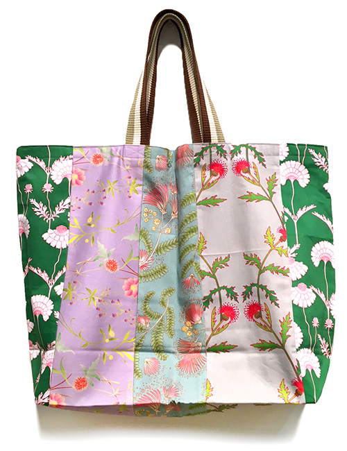 新作柄も贅沢使い!のパッチワークトートが再入荷。