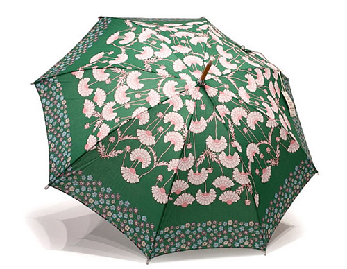 晴雨兼用傘ロング・松虫草グリーンが再入荷&プチリニューアル!