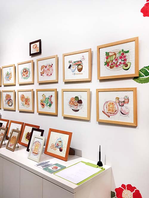 さか井さんカレンダー展、本日よりスタートです。