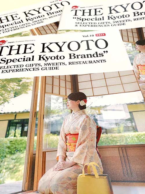 海外のお客様向け情報誌「THE KYOTO」に掲載して頂きました。