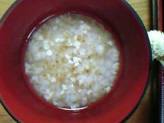 花川・・・蕎麦粥