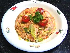 明太レタスチャーハン