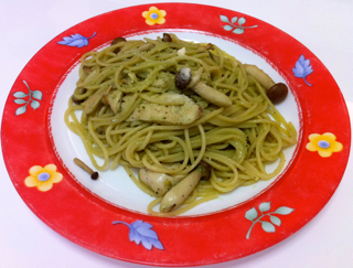 鶏シメジパスタ
