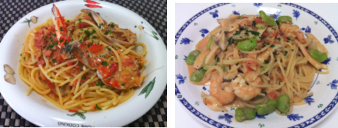 ワタリガニパスタ