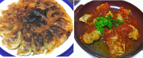 餃子、肉巻き餃子
