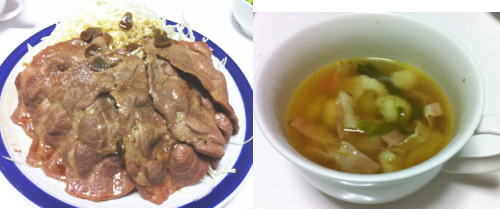 豚のニンニク醤油焼き