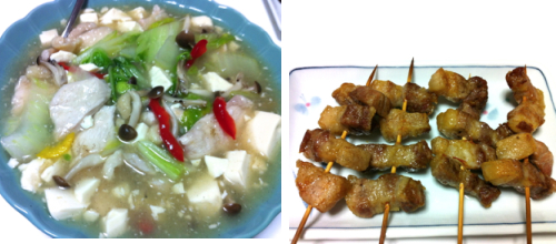 鶏肉と豆腐煮込み