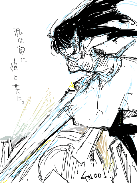 ｍｓ擬人化落書き Kykct