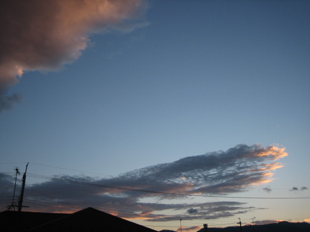 夕暮れ