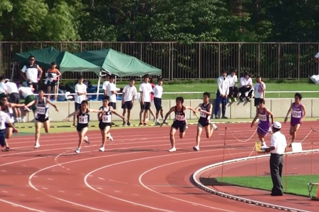 中学男子リレー