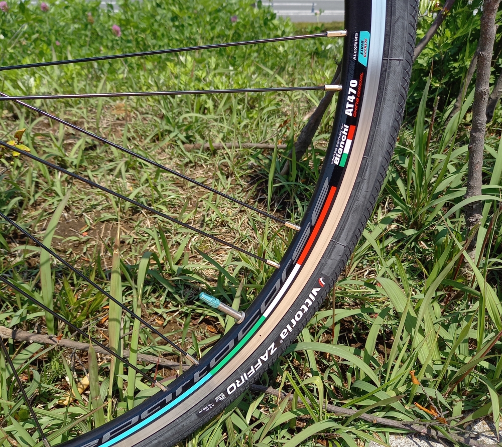 ALEXRIMS くど AT470 Bianchi 前後セット