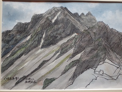 田立泰彦さんの山岳画 | 隠居の『飛騨の山とある日』