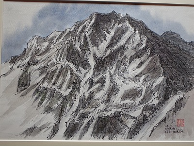 田立泰彦さんの山岳画 | 隠居の『飛騨の山とある日』