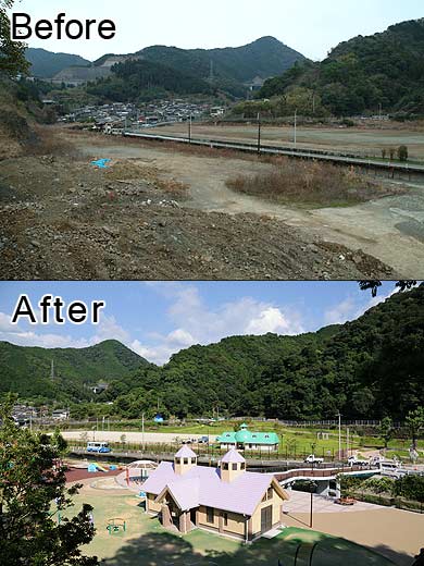 西日本製紙工場跡地