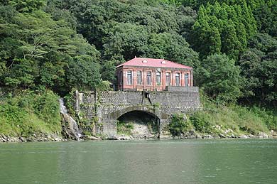 修復後の深水発電所