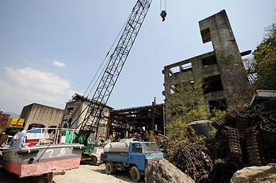 三菱古賀山炭鉱 施設跡