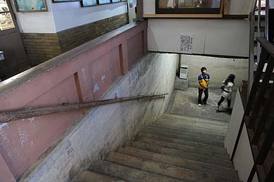 太刀洗レトロステーション 線路地下道