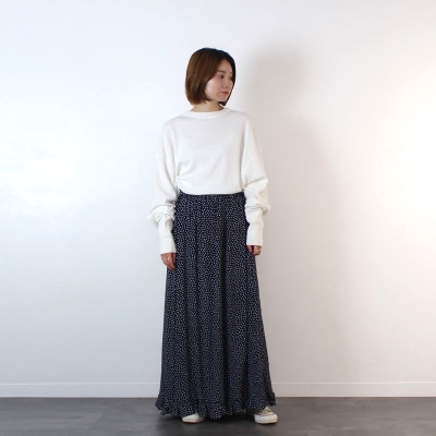 【Shinzone】FLORET HEM FRILL SKIRT