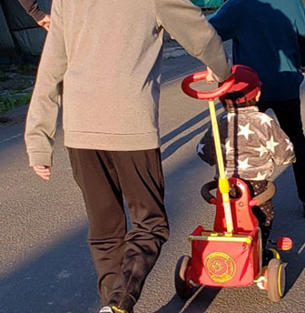 息子と従弟の子供