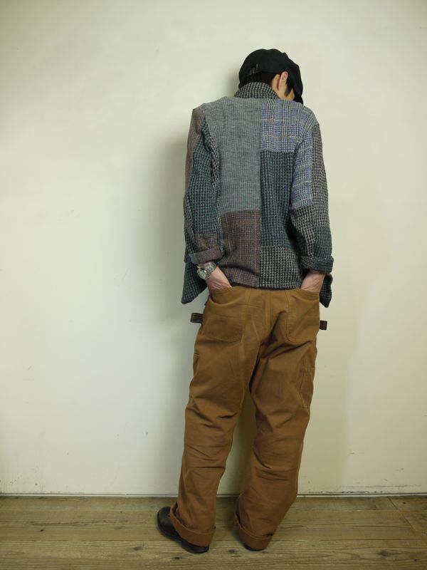 レディース KAPITAL キャピタル 天竺 ツイード パッチワーク ジャケット