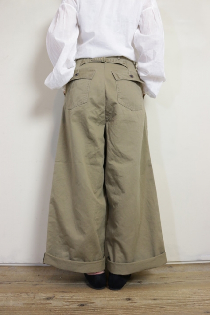 新品kapitalチノストレート乗馬パンツ　0 d0120442_17203136.jpg