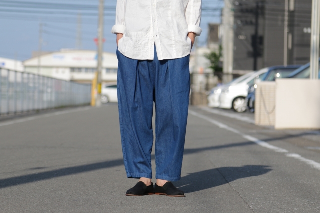 シモキタ7分丈パンツ | BLUE NEON