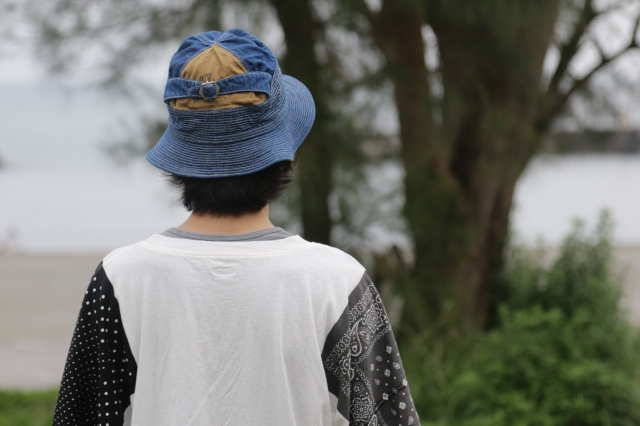 KAPITAL - 老人と海HAT | BLUE NEON