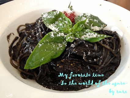 いかすみパスタ