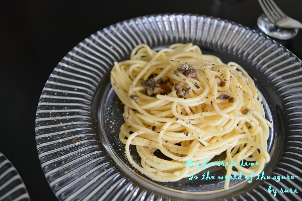 オリーブベースとのパスタ
