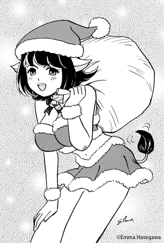 あきチャン☆サンタ・コスプレ