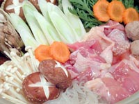 鶏すき焼き鍋