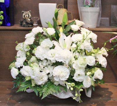 お供えのお花 いわき市 お花の花屋 花国湘南台店